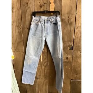 Levi’s 501 Vintage Faded Blue Light Wash Straight Leg 30x32 Women’s